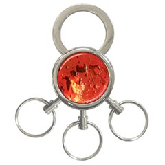 Golden Nebula 3-ring Key Chains by WILLBIRDWELL