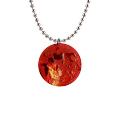 Golden Nebula 1  Button Necklace by WILLBIRDWELL