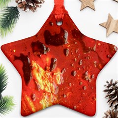 Golden Nebula Star Ornament (two Sides)