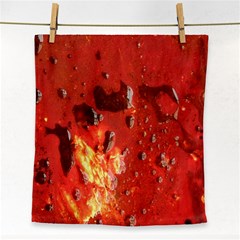 Golden Nebula Face Towel by WILLBIRDWELL