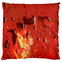 Golden Nebula Large Cushion Case (one Side) by WILLBIRDWELL