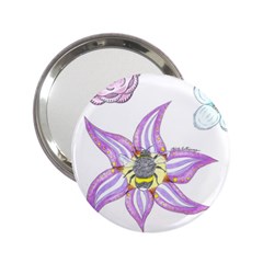 Flower And Insects 2 25  Handbag Mirrors by okhismakingart