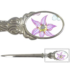 Flower And Insects Letter Opener by okhismakingart