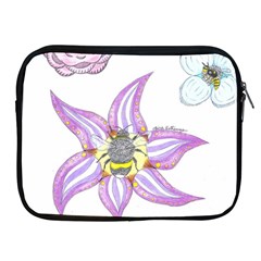 Flower And Insects Apple Ipad 2/3/4 Zipper Cases by okhismakingart