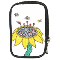 Bees at Work  Compact Camera Leather Case