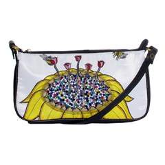 Bees At Work  Shoulder Clutch Bag by okhismakingart