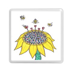 Bees at Work  Memory Card Reader (Square)