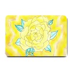 Neutral Rose Watercolor Small Doormat  24 x16  Door Mat