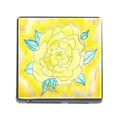 Neutral Rose Watercolor Memory Card Reader (square 5 Slot) by okhismakingart