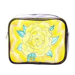 Neutral Rose Watercolor Mini Toiletries Bag (one Side) by okhismakingart