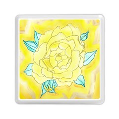 Neutral Rose Watercolor Memory Card Reader (square) by okhismakingart