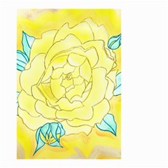 Neutral Rose Watercolor Small Garden Flag (two Sides) by okhismakingart