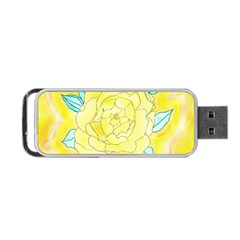 Neutral Rose Watercolor Portable Usb Flash (one Side) by okhismakingart