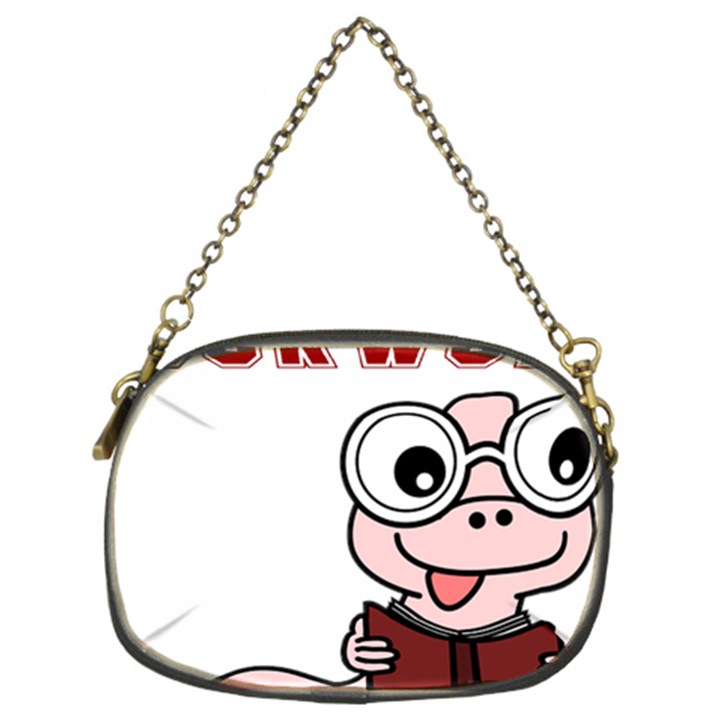 Literal Bookworm Chain Purse (Two Sides)