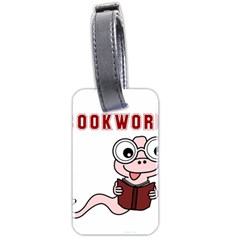 Literal Bookworm Luggage Tags (two Sides) by emeraldwolfpress