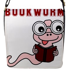 Literal Bookworm Flap Closure Messenger Bag (s) by emeraldwolfpress