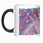 Abstract Flower Field Morph Mugs Left