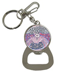 Abstract Flower Field Bottle Opener Key Chains by okhismakingart