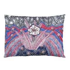 Abstract Flower Field Pillow Case by okhismakingart