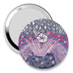 Abstract Flower Field 3  Handbag Mirrors by okhismakingart