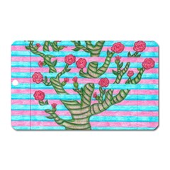 Notebook Flower Tree Magnet (rectangular) by okhismakingart