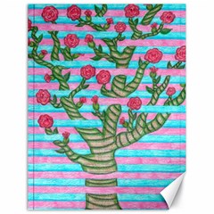 Notebook Flower Tree Canvas 18  X 24  by okhismakingart