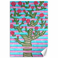 Notebook Flower Tree Canvas 20  X 30  by okhismakingart