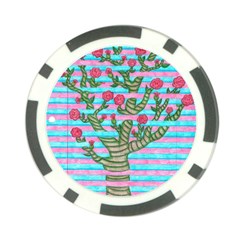 Notebook Flower Tree Poker Chip Card Guard (10 Pack) by okhismakingart