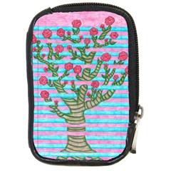 Notebook Flower Tree Compact Camera Leather Case by okhismakingart