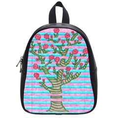 Notebook Flower Tree School Bag (small) by okhismakingart