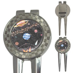 Space 3-in-1 Golf Divots by okhismakingart