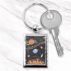 Space Key Chains (rectangle)  by okhismakingart