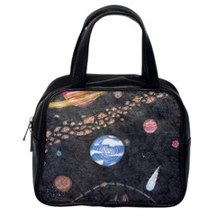 Space Classic Handbag (one Side) by okhismakingart