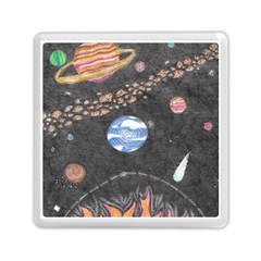 Space Memory Card Reader (square) by okhismakingart