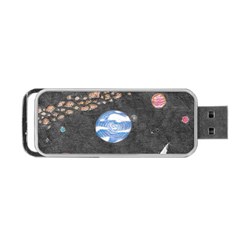 Space Portable Usb Flash (two Sides) by okhismakingart