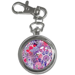 Floral Jungle Purple Key Chain Watches