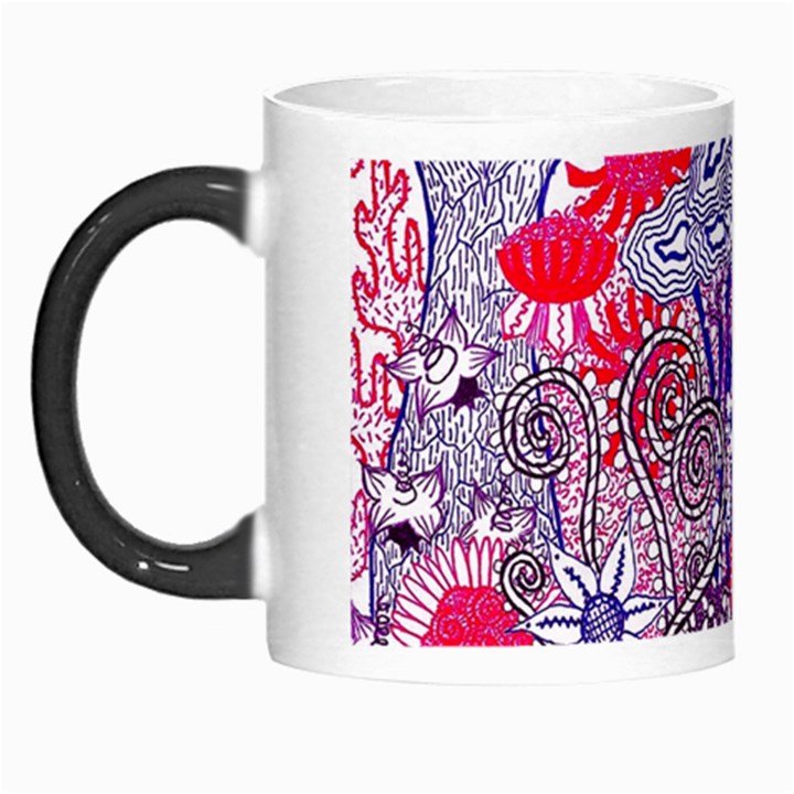 Floral Jungle Purple Morph Mugs