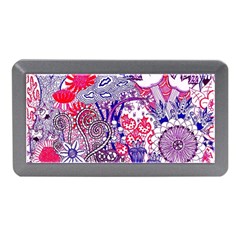 Floral Jungle Purple Memory Card Reader (Mini)