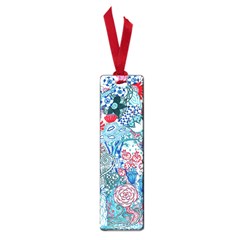 Floral Jungle Blue Small Book Marks by okhismakingart