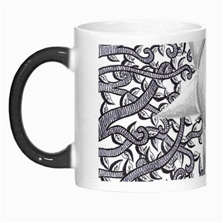 Geometric Flower and Vines 01 Morph Mugs