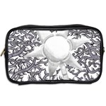 Geometric Flower and Vines 01 Toiletries Bag (Two Sides) Back