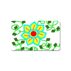 Digital Flower Magnet (name Card) by okhismakingart