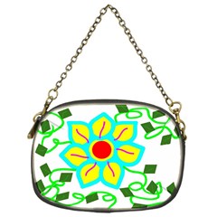 Digital Flower Chain Purse (one Side) by okhismakingart