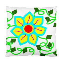 Digital Flower Standard Cushion Case (one Side) by okhismakingart