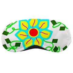 Digital Flower Sleeping Masks by okhismakingart