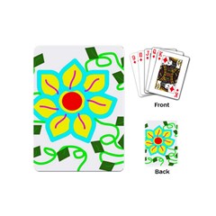 Digital Flower Playing Cards (mini) by okhismakingart