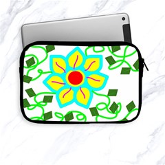 Digital Flower Apple Ipad Mini Zipper Cases by okhismakingart