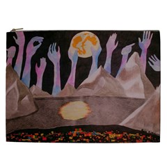 Angel s City Cosmetic Bag (xxl) by okhismakingart