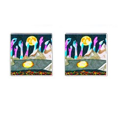 Angel s City Scanned Version Cufflinks (square) by okhismakingart