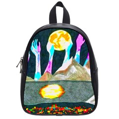 Angel s City Scanned Version School Bag (small) by okhismakingart